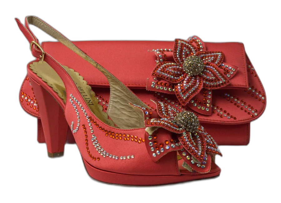 Coral Flower Stoned Ornament Set