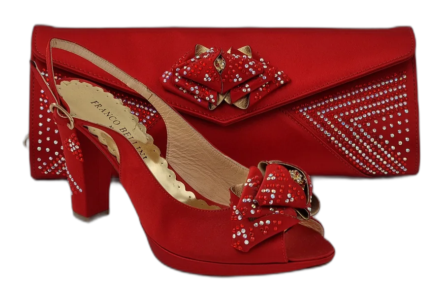 Franco Bellini Red 'Ornament' Set