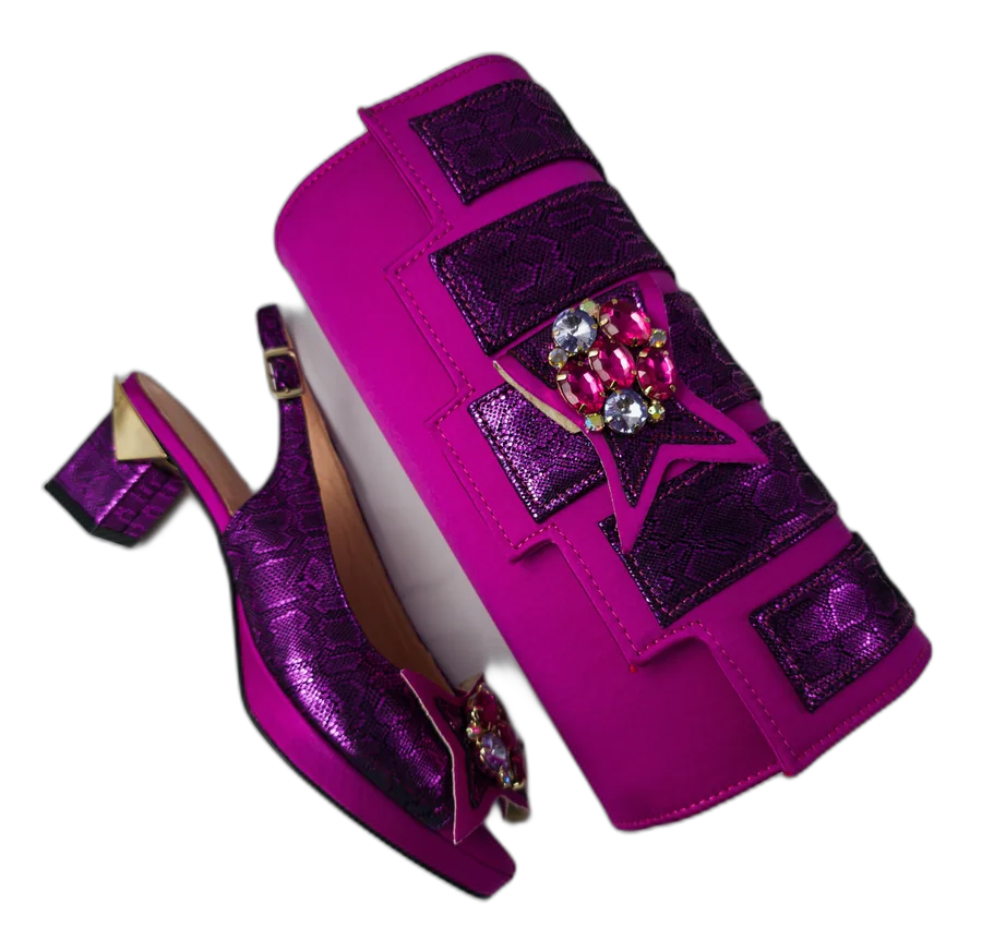 Fuchsia Pink Jewel Set