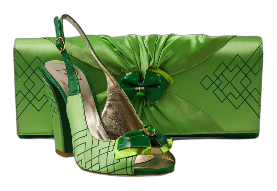 Green/Patent Geometric Set