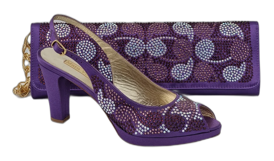 Mara Visone Purple 'Paisley' Set