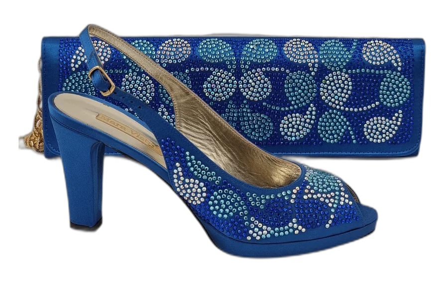 Mara Visone Royal Blue 'Paisley' Set