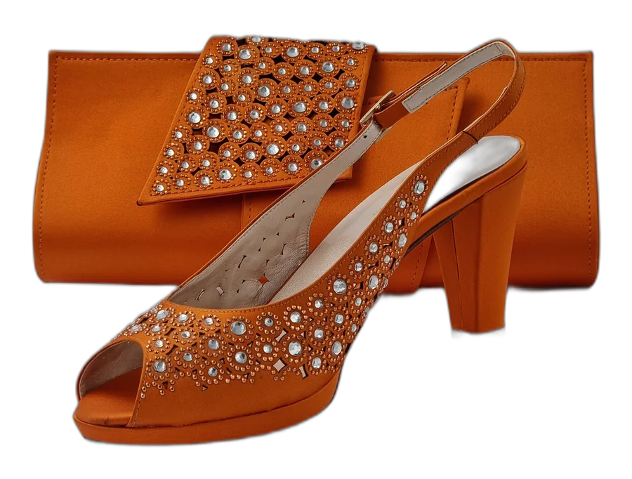 Orange Laser Cut Stone