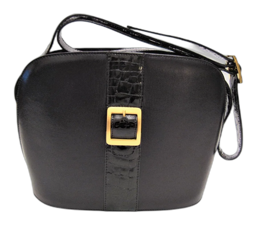 Calf Leather Buckle Bag