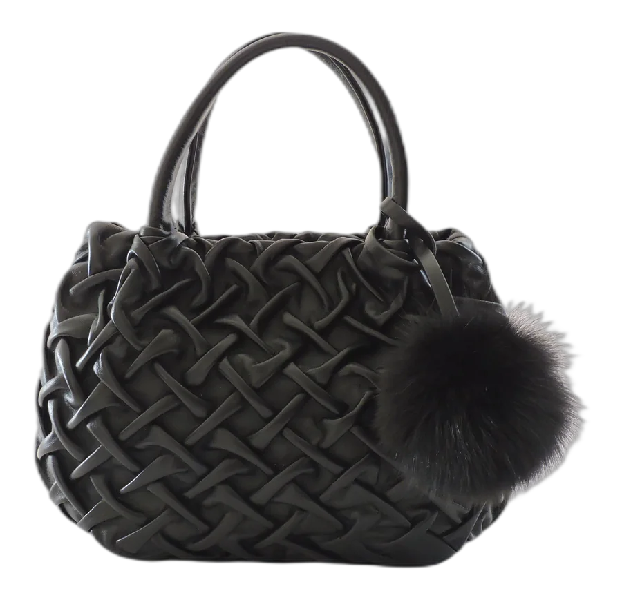 Double Handle Nappa Handbag