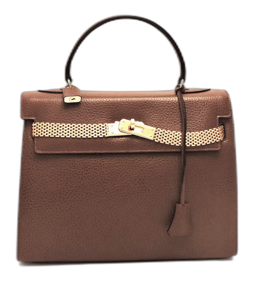 Single Handle Leather Tote