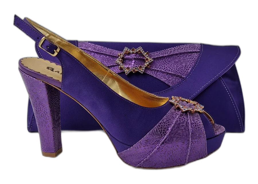 Purple Double Platform