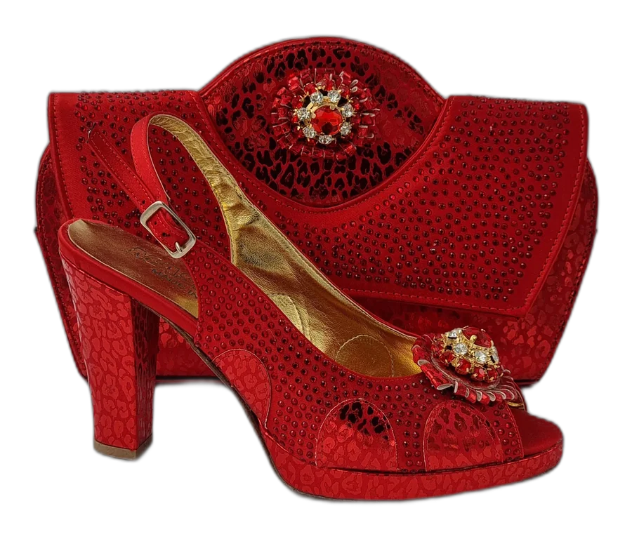 Red Leopard Printed Ladies Set