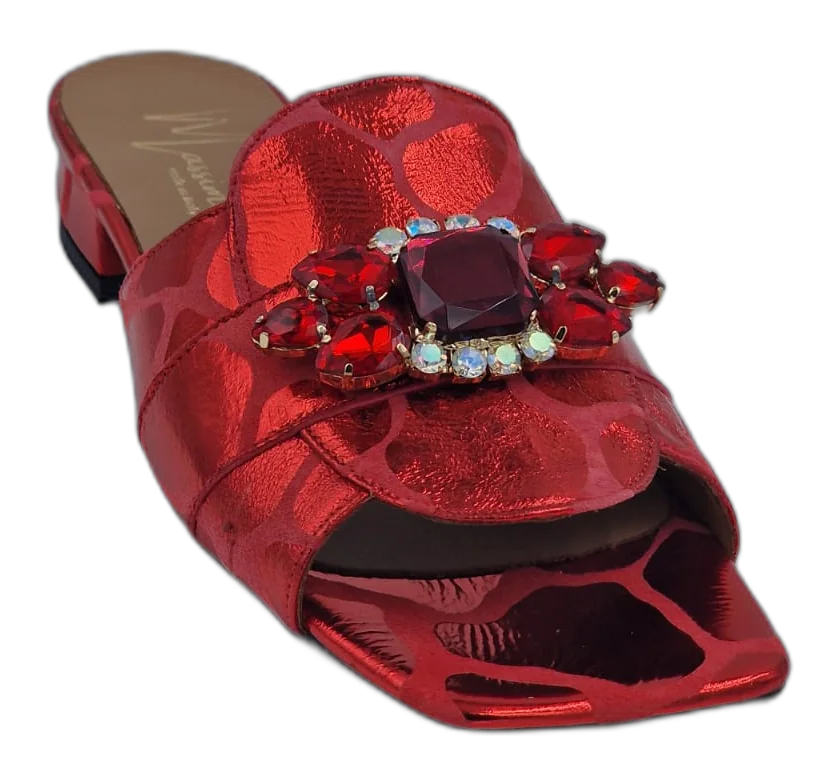 Red Webbed Slippers