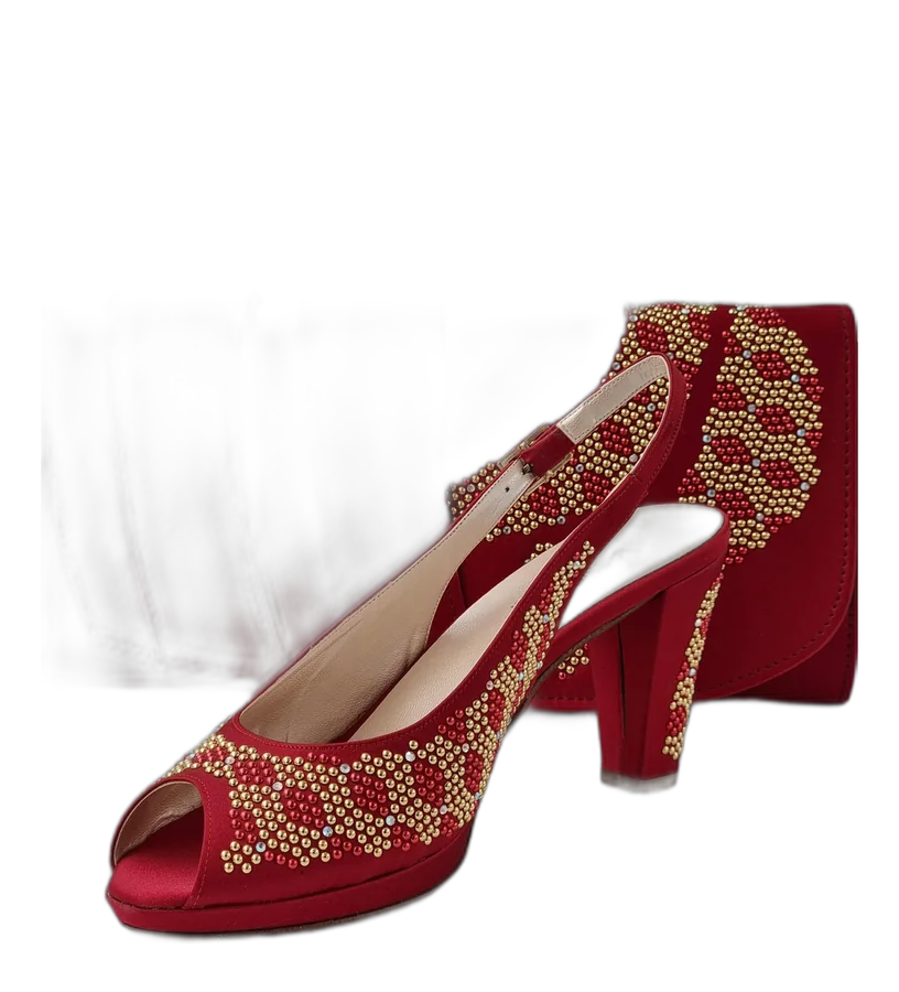Wine Gold Studded Stone