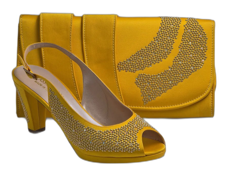 Yellow/Gold Studded Set