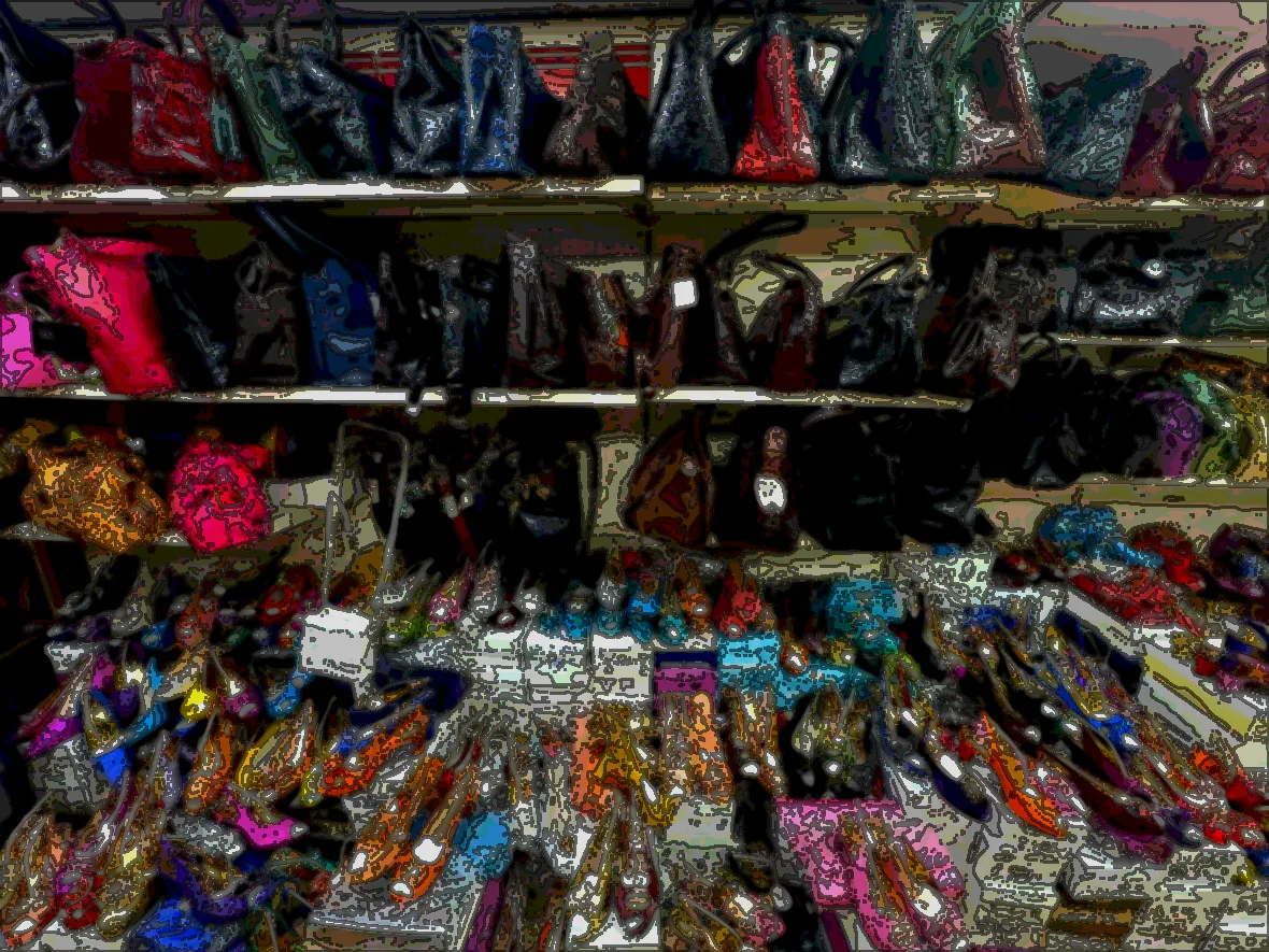 Matching shoe and bag sets